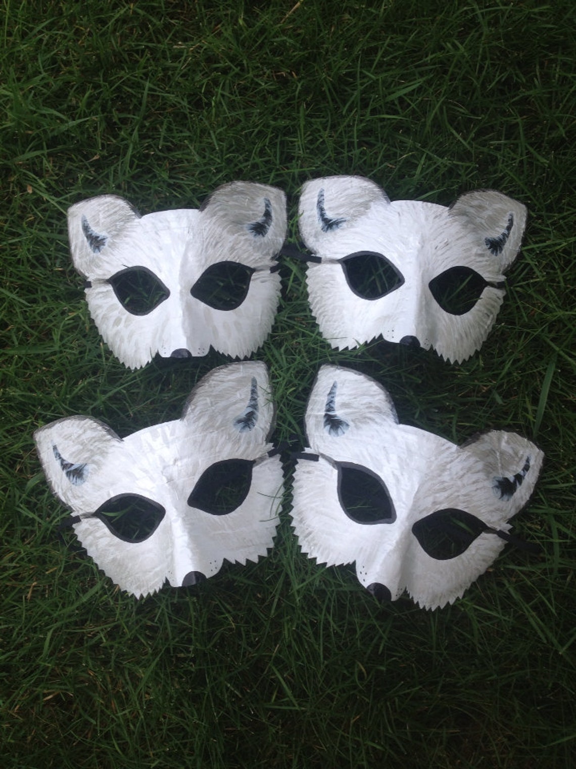 Fox mask fox costume Mr. and Mrs. Fox arctic fox mask Etsy