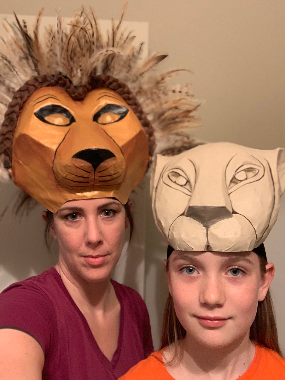 Simba headdress Lion king headdress Simba mask Mufasa mask | Etsy