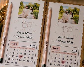 Personalized Seed Pencil with Custom Name, Plantable Wedding Favor, Eco-Friendly Guest Gifts, Thank You Gifts