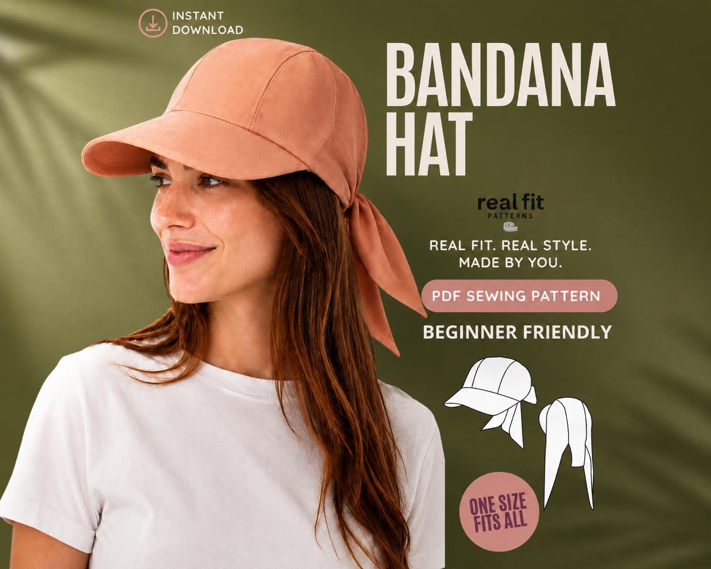 Bandana Hat - Etsy