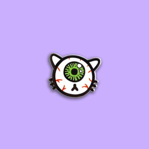 Eyeball Kitty Pin