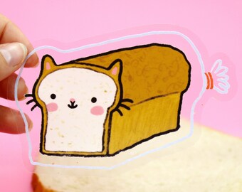 Cat Loaf Transparent Sticker