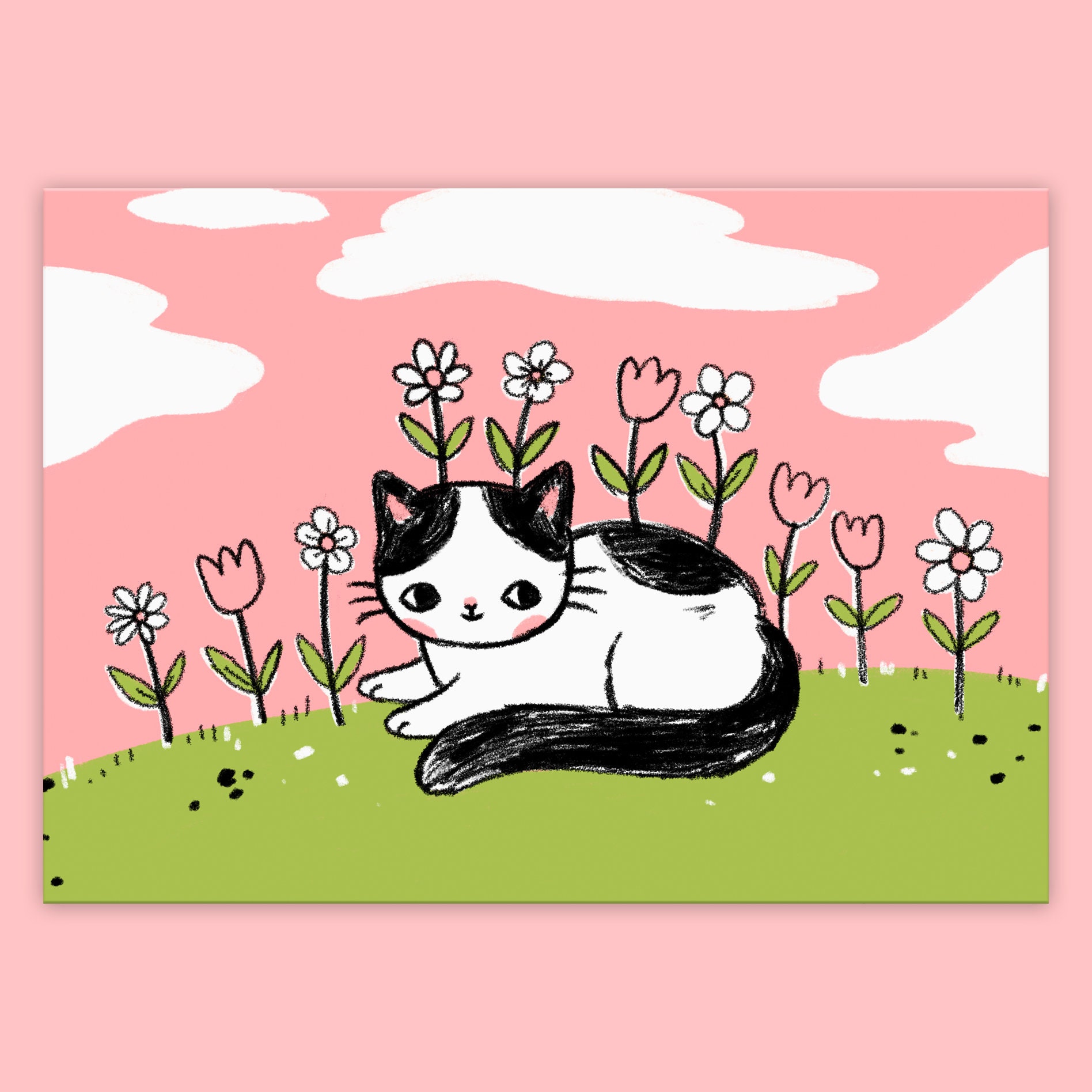 Pumpkin Cat Sticker – PONYPEOPLE