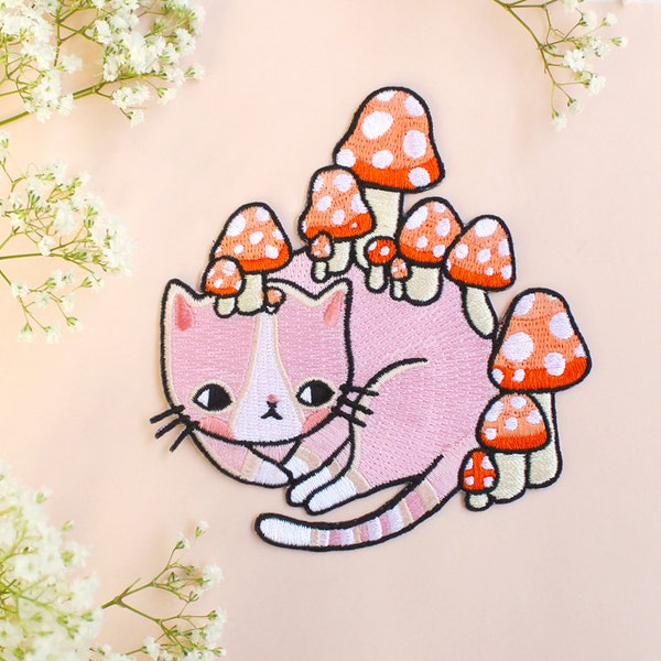 Mushroom Kitty Patch