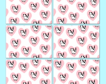 Lovecats Postcards Set of 6
