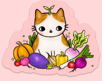 Veggie Cat Magnet