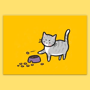 Floor Food Postcard