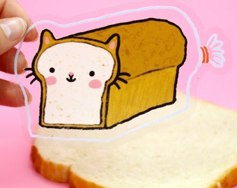 Cat Loaf Transparent Sticker