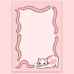 Worm Cat Notepad image 1