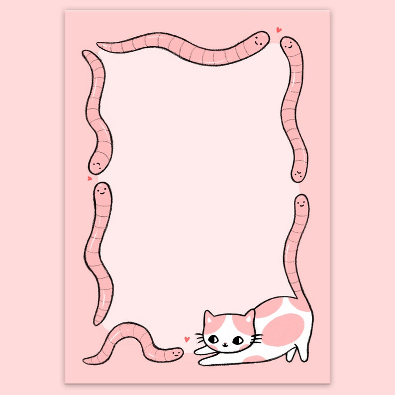 Worm Cat Notepad image 1