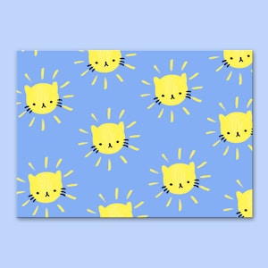 Sunshine Kitty Postcard image 1