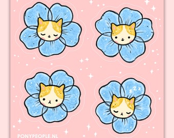 Forget Me Not Sticker Set