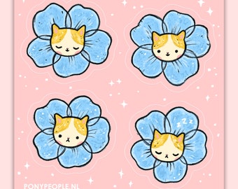 Forget Me Not Sticker Set