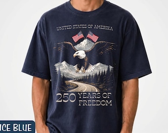 America 250th Anniversary 90s Graphic Style Comfort Colors Tshirt, Y2k Oversized Patriotic USA Streetwear