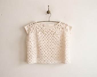 Floral Lace Crochet Pullover Pattern, Beginner-Friendly PDF (Sizes S-XL)