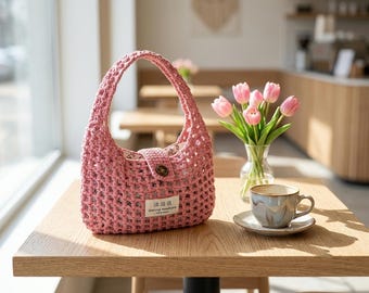 crochet hobo tote bag pattern pdf , 3 size, everyday slouchy tote, instant download