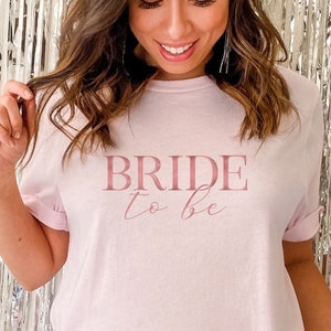 Bride T-Shirt, Wife To Be T-Shirt, Engagement T-Shirts, Personalised Wedding Gifts, Hen Party Top, Bride To Be T-shirts, Bride Tops, Bridal