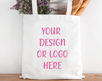 Your Text Tote Bag, Photo Bag, Custom Tote Bag, Small Business Bag, Your Logo Tote Bag, Your Text Tote Bags, Small Run Bags, My Design Bag
