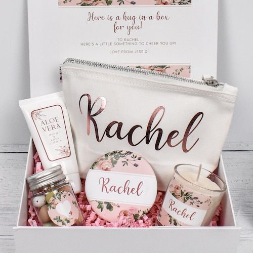 Personalised Hug in A Box Gift Personalised Cheer up Gift Etsy