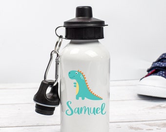 Personalised Dinosaur Water Bottle, Dinosaur School Bottle, Kids Dinosaur Drink Bottle, Boys School Flask, Kids Children Student Drinks Cup,