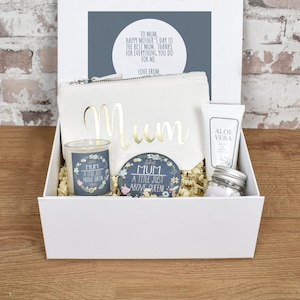 Personalised Mother's Day Gift Set, Mum Filled Gift Box, Mothers Day Hamper, Mothers Day UK, Nan Gift, Mum Queen Gift, Mum Gift Set