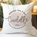 Personalised Cuddle Cushion, Virtual Hug Gift, Galantine's, Distance ...