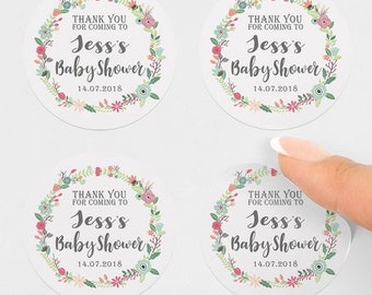 Personalised Baby Shower Stickers, Custom Stickers, Personalised Baby Shower Decorations, Baby Shower Favours, Gender Reveal Party Bag, Baby