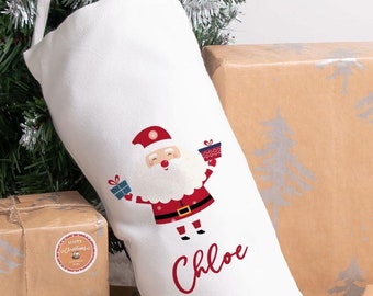 Personalised Santa Stocking, Personalised Christmas Stockings, Family Christmas Stockings, Name Stockings, Christmas Family Decorations