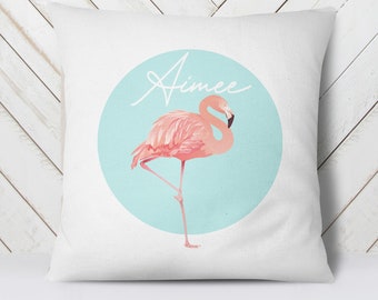 Flamingo cushion | Etsy Pink Flamingo 16 Cushion Pillow Cover