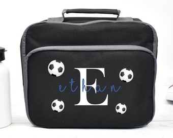 boys football lunch bag