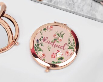 On Sale Compact Mirror Magnification Mirror Silver Compact Bling Compact Mirror Princess Compact Heart Mirror Fairytale Mirror