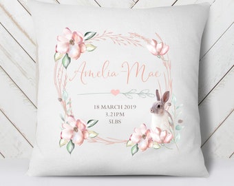 baby cushion personalised
