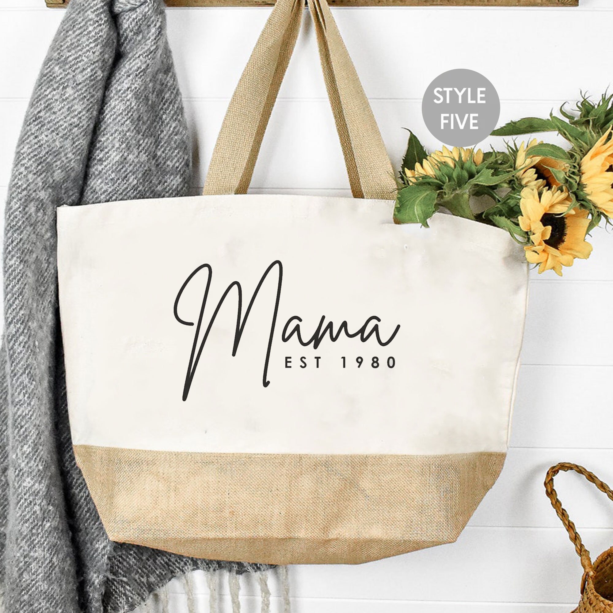 MUM FOREVER FRIEND MOTHERS DAY TOTE SHOPPER SHOPPING BAG PERSONALISED GIFT 