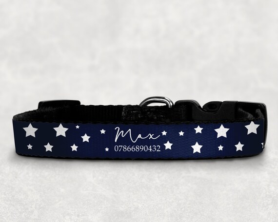 etsy dog collar with name