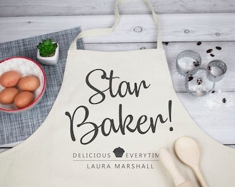 Personalised Apron, Baking Gifts, Personalized Apron, Cooking Gift, Gift for Her, Full Kitchen Apron, Funny Quote Apron, Kitchen