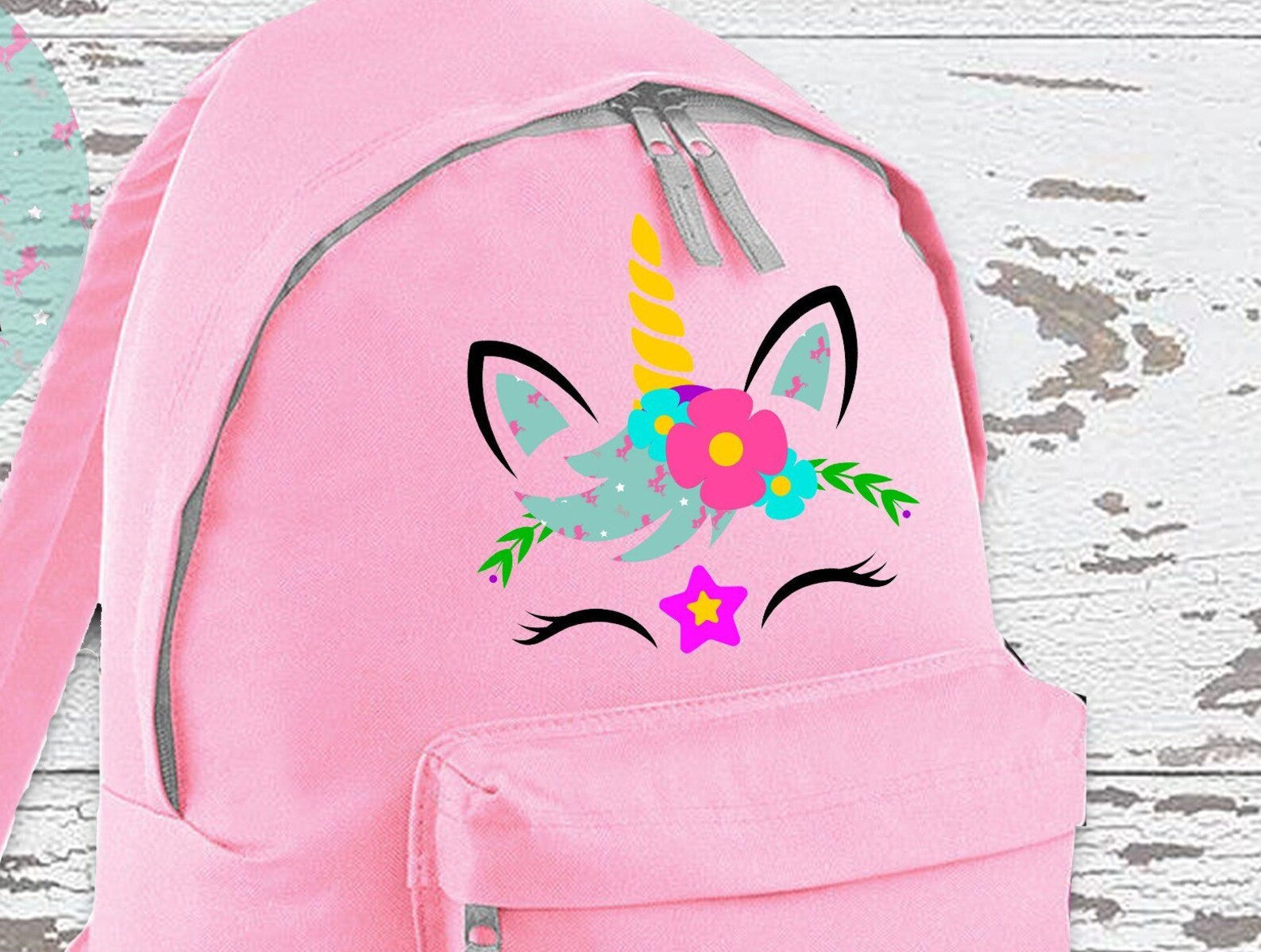 Personalised Unicorn Backpack Unicorn School Bag Kids Etsy UK