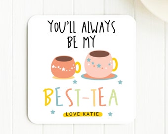 Personalised Best Tea Gift, Best Friend Gift, Positivity Gift, Friendship Gift, Thank You Gift, Mental Health Gift, Appreciation Gift,