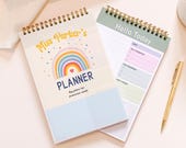 Personalised Teacher Planner, School Teacher, Teacher Notebook, Teacher Thankyou Gift, School Assistant