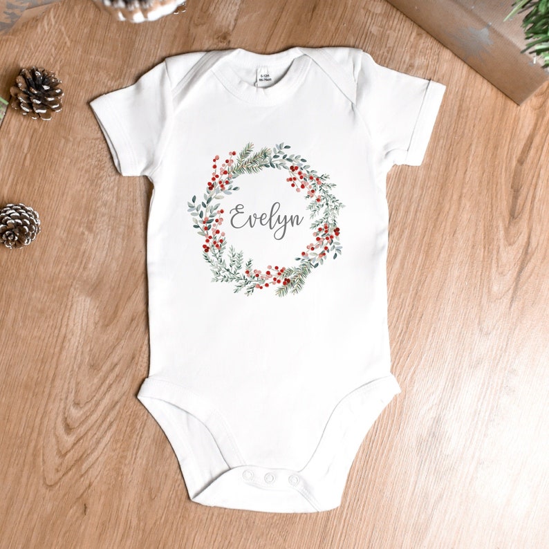 Set de regalo para la primera Navidad del bebé, caja de regalo personalizada para la primera Navidad, regalo para la primera Navidad del bebé, recuerdo navideño del bebé, caja de regalo de Navidad para el bebé imagen 8