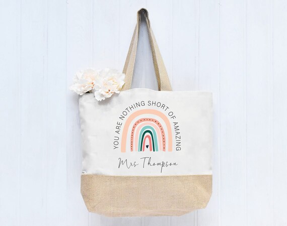 Bolsa personalizada para el profesor Regalo para el profesor | Etsy México