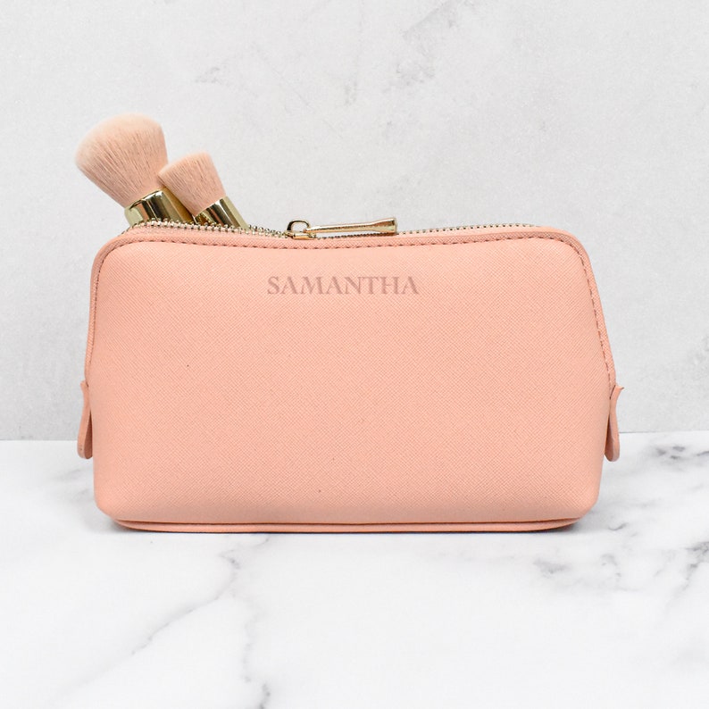 Personalised Name Makeup Bag Personalised Toiletry Bag Faux Etsy