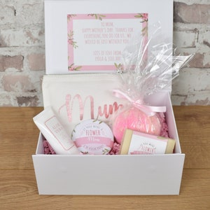 Personalised Mother's Day Gift Box, Mother's Day Spa Gift Box, Mothers Day Gift Set, Mothers Day Hamper, Gift for Mum, Mothers Day Treat Box Bild 1