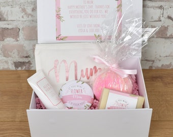 Personalised Mother's Day Gift Box, Mother's Day Spa Gift Box, Mothers Day Gift Set, Mothers Day Hamper, Gift for Mum, Mothers Day Treat Box