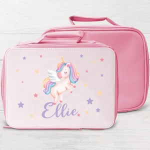 Sac à lunch licorne personnalisé, Sac à lunch scolaire licorne, Sac isotherme licorne pour enfants, Boîte à lunch pour filles, Enfants, Étudiants, Rentrée scolaire