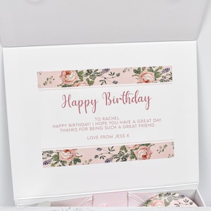 Happy Birthday Gift Box Filled, Rose Gold Best Friend Gift Box, Beauty Filled Gift Boxes, Spa Kits Box, Happy Birthday Gift, Boxed Gifts, Happy Birthday