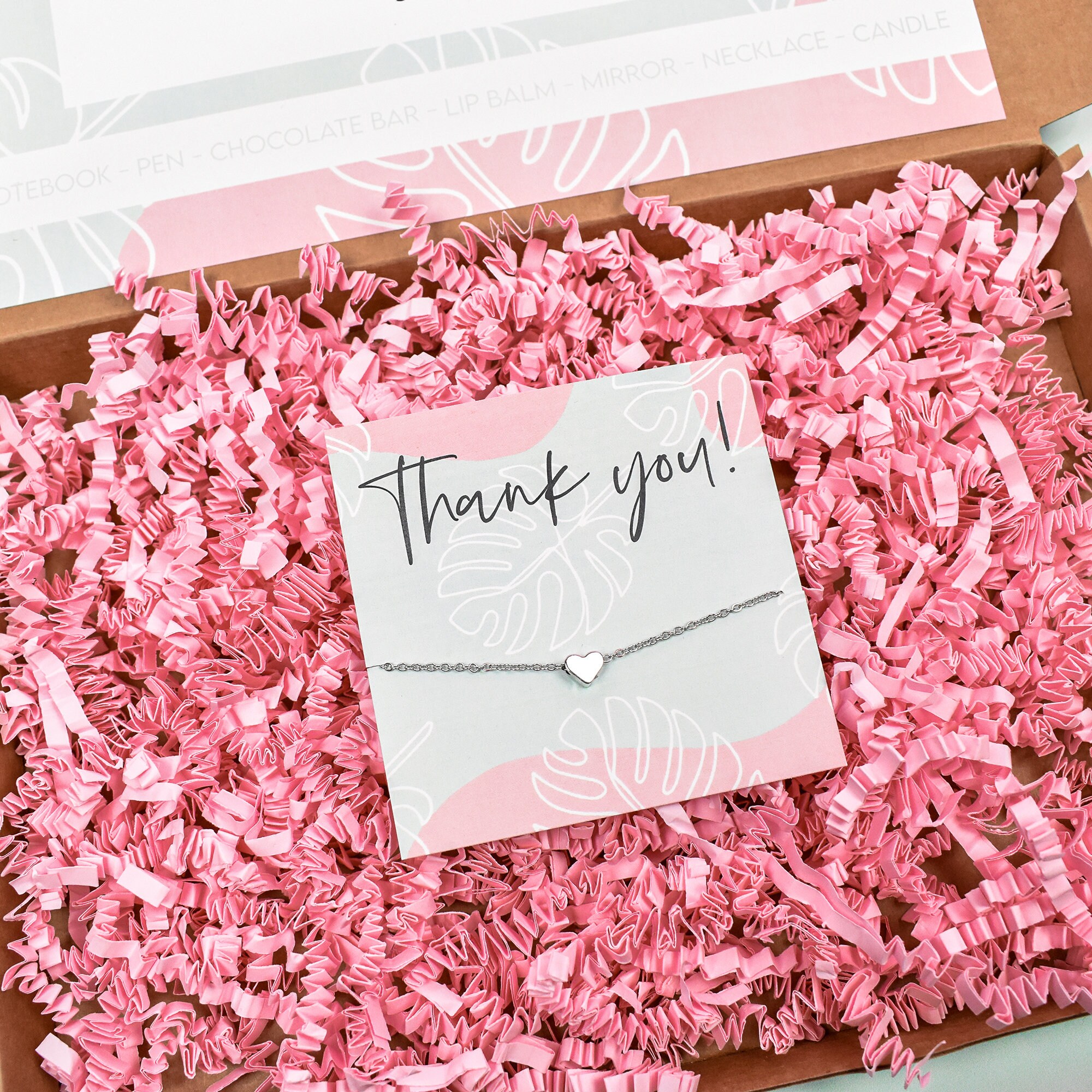 Personalised Thank You Gift Box Letter Box Gifts Thank You Etsy