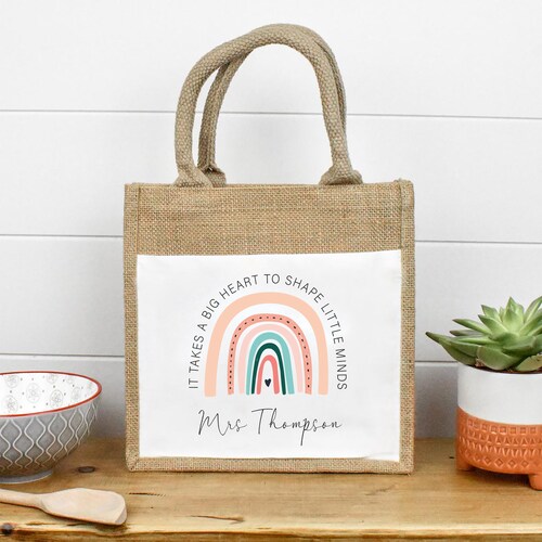 Personalised Teacher Lunch Bag Lockdown Teacher Gift Etsy