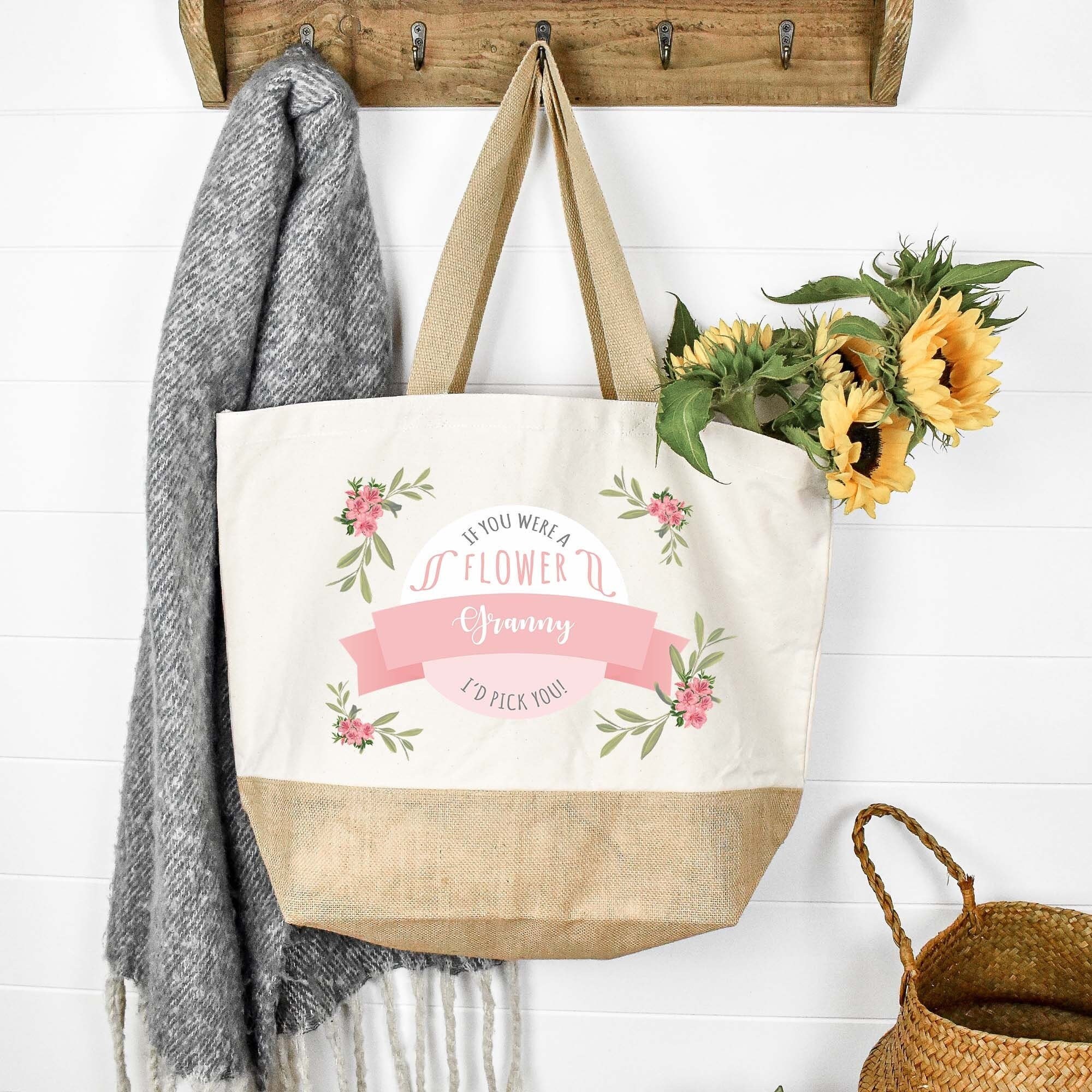 Mothers Day Stamped Tote Bags  iMadeit