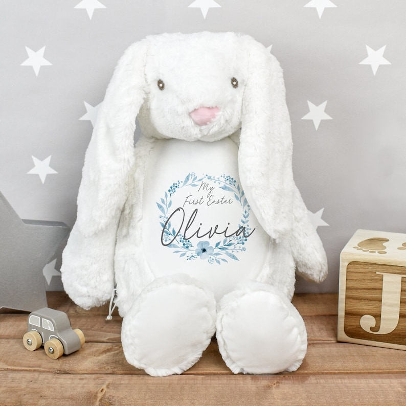 Personalised My First Easter Teddy, First Easter Bunny, 1st Easter Gift, New Baby Easter Gift, Easter Baby Gift, My First Easter image 3