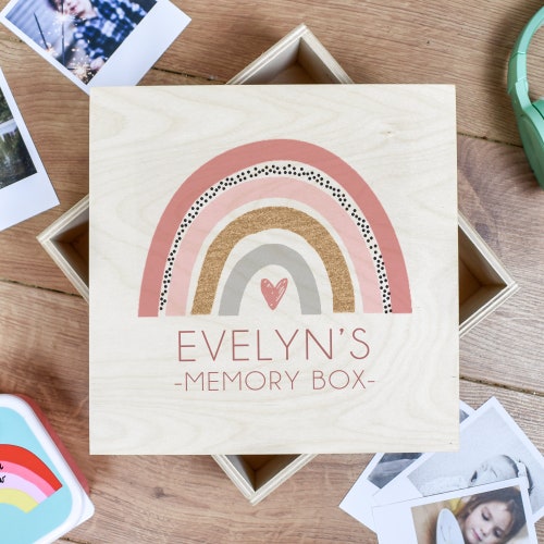 Baby Keepsake Box Baby Memory Box Newborn Gift Basket Etsy